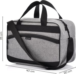 Meteor Torba Meteor Lokman 20 l szary melanż Uniwersalny 7