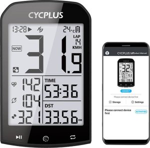 Wahoo Komputer rowerowy Cycplus M1- kompatybilne z: Strava, Trainingpeaks itp. 1