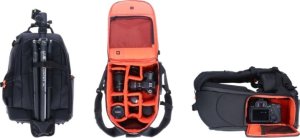 Plecak Rollei Rollei Fotoliner Plecak Czarny, Pomarańczowy 16