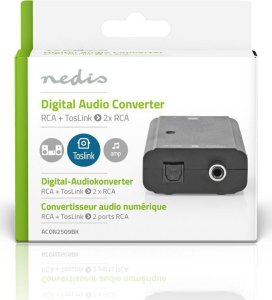 Adapter AV Nedis Nedis ACON2509BK konwerter plików audio Czarny 7