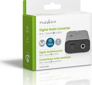 Adapter AV Nedis Nedis ACON2509BK konwerter plików audio Czarny 9