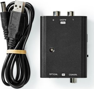 Adapter AV Nedis Nedis ACON2509BK konwerter plików audio Czarny 10