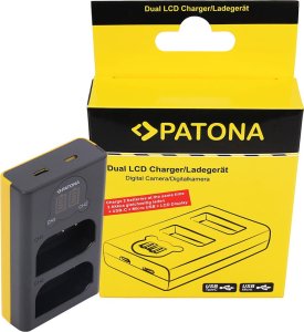 Ładowarka do aparatu Patona 9886 ładowarka akumulatorów Akumulator kamery USB 4