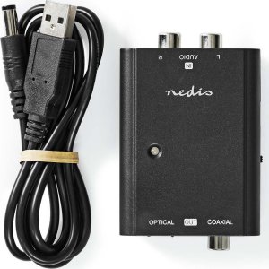Adapter AV Nedis Nedis ACON2508BK konwerter plików audio Czarny 11