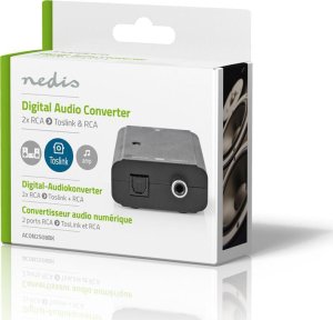 Adapter AV Nedis Nedis ACON2508BK konwerter plików audio Czarny 9