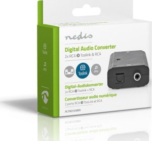 Adapter AV Nedis Nedis ACON2508BK konwerter plików audio Czarny 10