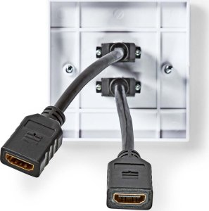 Nedis CVGP34955WT gniazdko Czarny 4