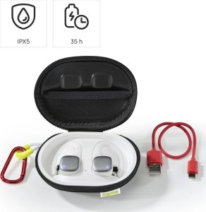 Słuchawki Hama Hama Spirit Athletics Zestaw słuchawkowy True Wireless Stereo (TWS) Nauszny Sport Bluetooth Biały, Żółty 6