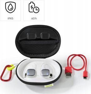 Słuchawki Hama Hama Spirit Athletics Zestaw słuchawkowy True Wireless Stereo (TWS) Nauszny Sport Bluetooth Biały, Żółty 10
