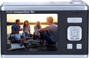 Aparat cyfrowy Rollei Rollei Compactline 10x Kompaktowy aparat fotograficzny 60 MP CMOS 5264 x 3888 px Szary, Srebrny 2