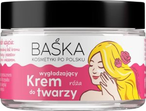 BAŚKA Wygładzający krem do twarzy - róża 50ml 1