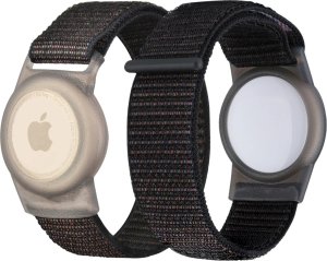 Mobile Origin Nylonowe etui ochronne z czarnym paskiem do Apple Airtag 1