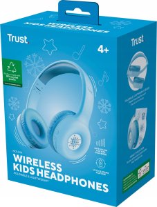 Słuchawki Trust TRUST bezdrátová sluchátka Nouna, Bluetooth, Modrá 7