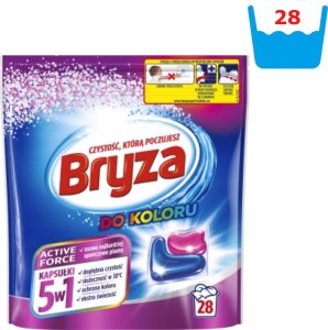 Bryza Kapsułki do prania BRYZA Active Force 5w1 do koloru 28 szt 5