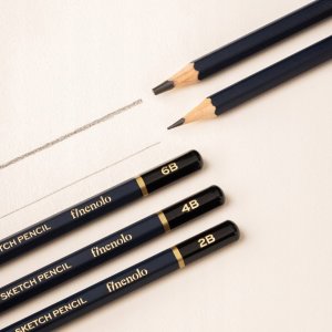 Deli Ołówki do szkicowania Finenolo 8szt DELI 3