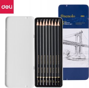 Deli Ołówki do szkicowania Finenolo 8szt DELI 6