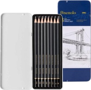 Deli Ołówki do szkicowania Finenolo 8szt DELI 7