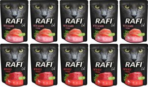 Rafi Mokra karma dla kota Cat MIX SMAKÓW 10x300g 2