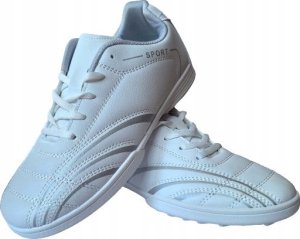 SPORT Buty sportowe piłkarskie halówki turfy na orlik w-f białe 42 2