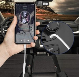 Adapter USB Apple Lightning - Jack 3.5mm Biały (CHS-1001) 4