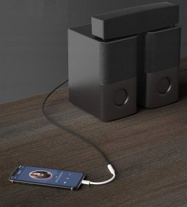 Adapter USB Apple Lightning - Jack 3.5mm Biały (CHS-1001) 5