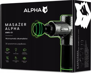 Masażer Alpha PISTOLET DO MASAŻU MASAŻER DO PLECÓW CIAŁA MASSAGE GUN PRO ALPHA 5
