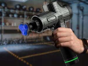 Masażer Alpha PISTOLET DO MASAŻU MASAŻER DO PLECÓW CIAŁA MASSAGE GUN PRO ALPHA 9
