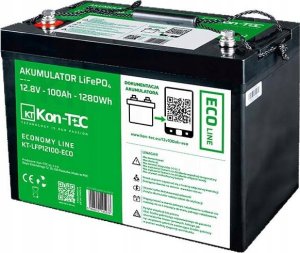 Volt Akumulator ECO LiFePO4 12V (12,8V) 200Ah Kon-TEC 1