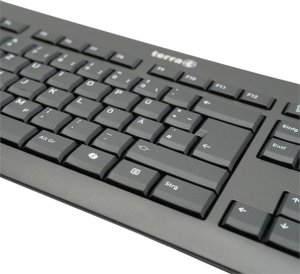 Klawiatura Wortmann AG TERRA Keyboard 1500 Corded [DE] USB black Copilot QWERTZ, 105 Tasten, kabelgebunden, 1,80m 2