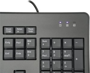 Klawiatura Wortmann AG TERRA Keyboard 1500 Corded [DE] USB black Copilot QWERTZ, 105 Tasten, kabelgebunden, 1,80m 3