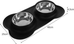 Purlov Podwójna miska 2x 450ml 5