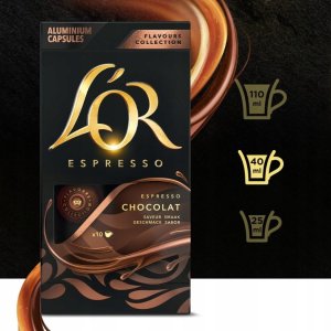 LOR Kapsułki do ekspresu L'OR Nespresso Chocolat Espresso 10 szt 2