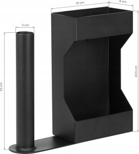 Activeshop Uchwyt na rękawiczki i ręcznik do podłokietnika do tatuażu Pro Ink 720 4