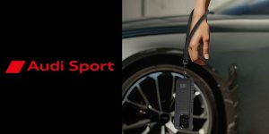 Audi Audi uniwersalna smycz do telefonu 28cm 10mm Leather szary/gray AU-HSLSL-GT/D1-GY 4