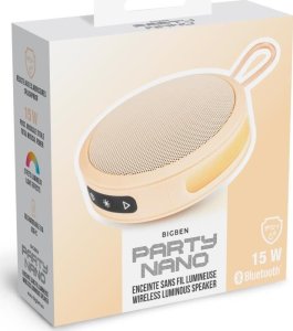 Głośnik BigBen Big Ben Głośnik Bluetooth Party Nano Podświetlenie 15W Pastel Orange 2