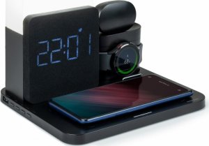 Thomson Thomson Stacja ładująca 3w1 Budzik Lampka nocna 3