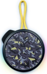 Głośnik BigBen Big Ben Głośnik Bluetooth Party Nano Podświetlenie 15W Camo Czarny Żółty 3