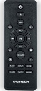 Wieża Thomson Thomson Mini Wieża COSY Bluetooth Bass Boost CD Radio FM 50W Czarna 9