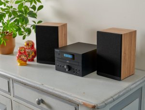 Wieża Thomson Thomson Mini Wieża COSY Bluetooth Bass Boost CD Radio FM 50W Czarna 10