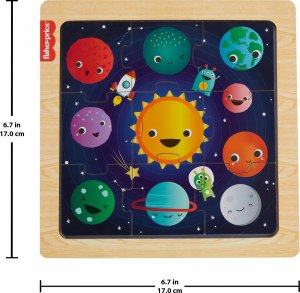 Fisher Price Puzzle drewniane, kosmos Fisher Price 2