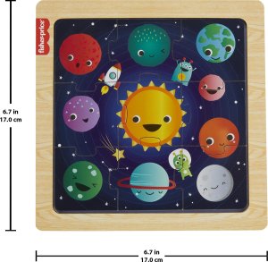 Fisher Price Puzzle drewniane, kosmos Fisher Price 7