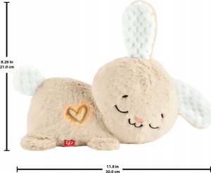 Fisher Price Przytulanka Sensimals Śpiący Króliczek Usypiacz-Uspokajacz (HXG97) 6