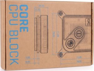 Chłodzenie CPU Alphacool Alphacool Core 1 Aurora CPU-Khler, ARGB - Carbon 4