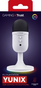 Mikrofon Trust TRUST mikrofon GXT234W YUNIX USB MICROPHONE WHITE 7
