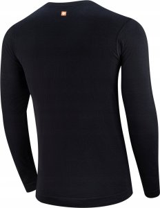 Brubeck LS1414M Koszulka męska z długim rękawem OUTDOOR WOOL PRO czarny L - GÓRY 14 4