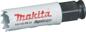 Makita MAKITA OTWORNICA BIM HSS-Co 8%  20mm EZYCHANGE METAL, STAL, ALU, DREWNO, PVC 1