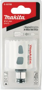 Makita MAKITA OTWORNICA BIM HSS-Co 8%  41mm EZYCHANGE METAL, STAL, ALU, DREWNO, PVC 3