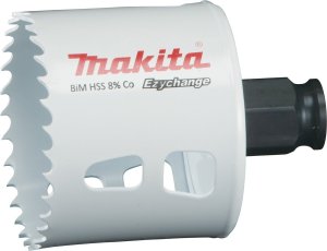 Makita MAKITA OTWORNICA BIM HSS-Co 8%  57mm EZYCHANGE METAL, STAL, ALU, DREWNO, PVC 1