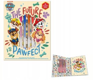 Kids Euroswan Zestaw piśmienniczy 6 żelowych długopisów z notatnikiem Psi Patrol PAW PATROL PW19958 Kids Euroswan 2