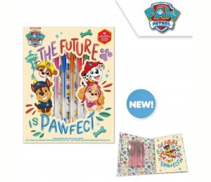Kids Euroswan Zestaw piśmienniczy 6 żelowych długopisów z notatnikiem Psi Patrol PAW PATROL PW19958 Kids Euroswan 3